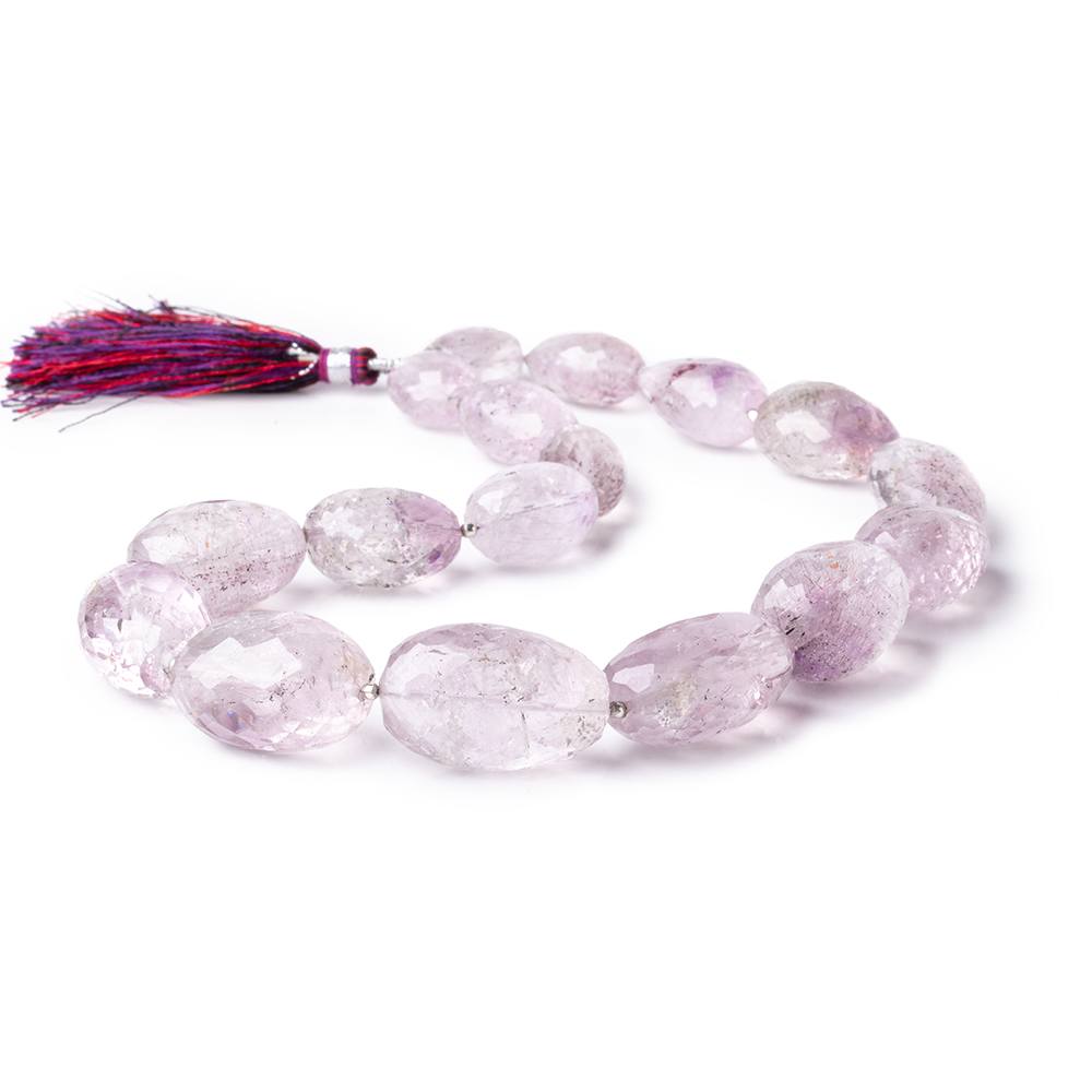15x10-28x18mm Moss Amethyst Faceted Nuggets 15 inch 17 Beads - Beadsofcambay.com
