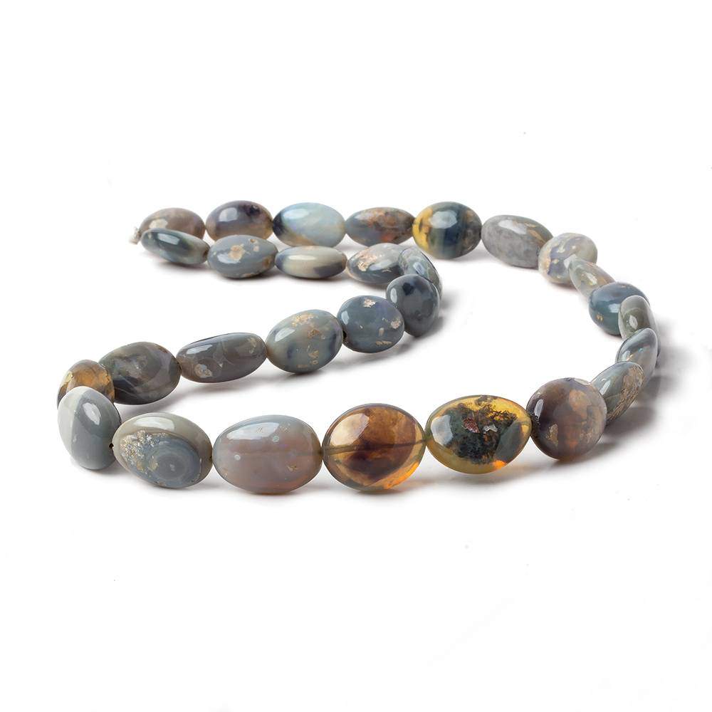 15x11-16x13mm Australian Opal Plain Nugget Beads 17 inch 29 pieces - Beadsofcambay.com
