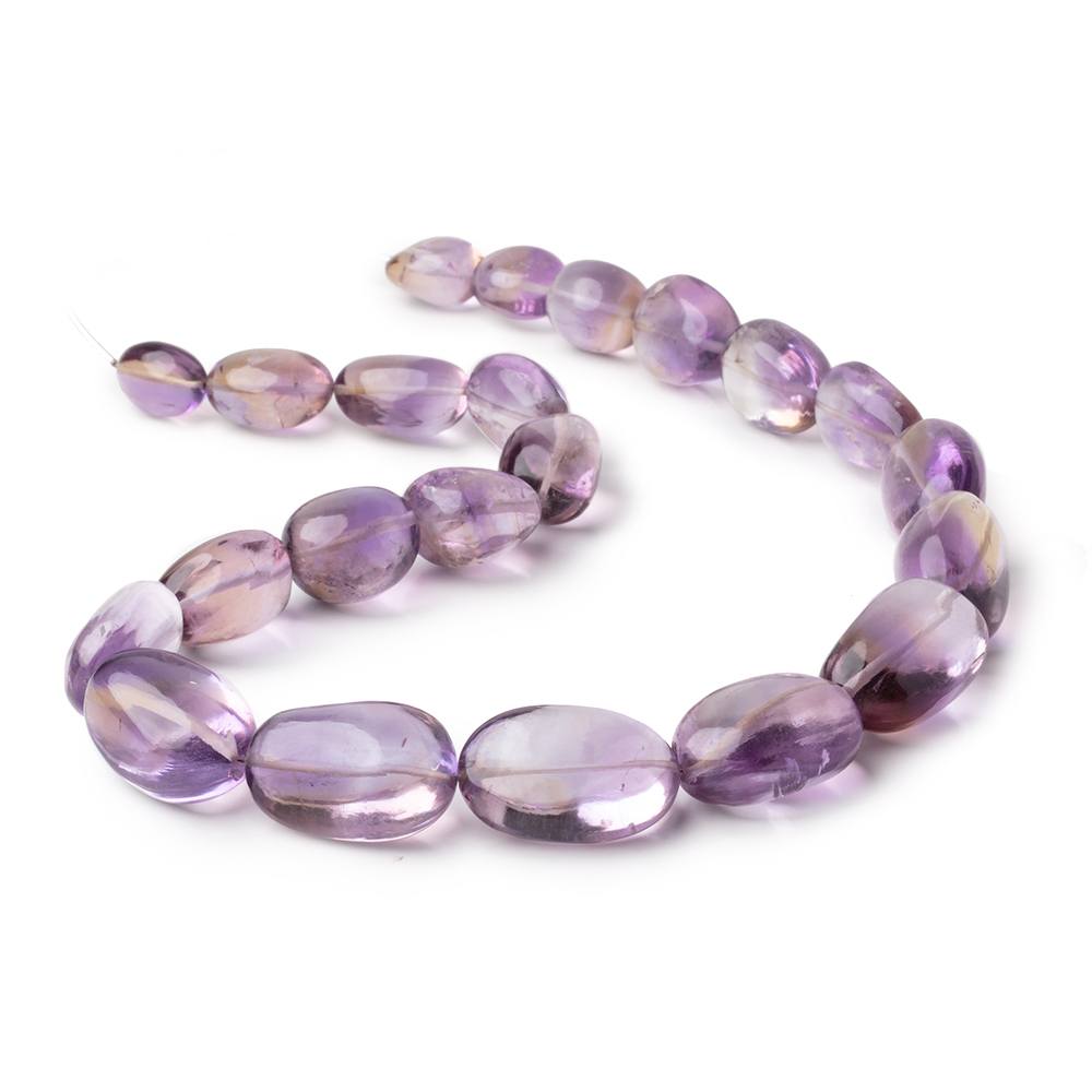 15x11-27x19mm Ametrine Plain Nugget Beads 18 inch 22 pieces AAA - Beadsofcambay.com