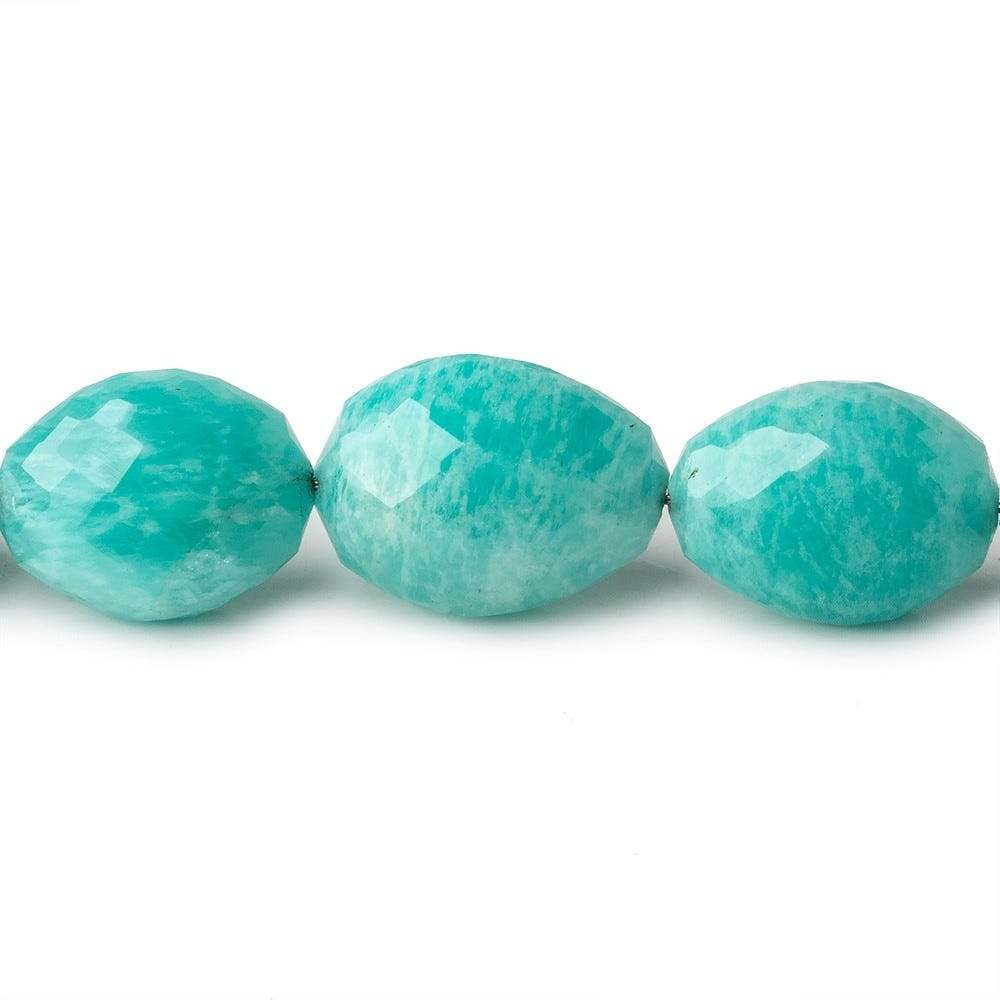 15x12x8-21x15x13mm Amazonite faceted nuggets 18 inch 27 beads AA - Beadsofcambay.com