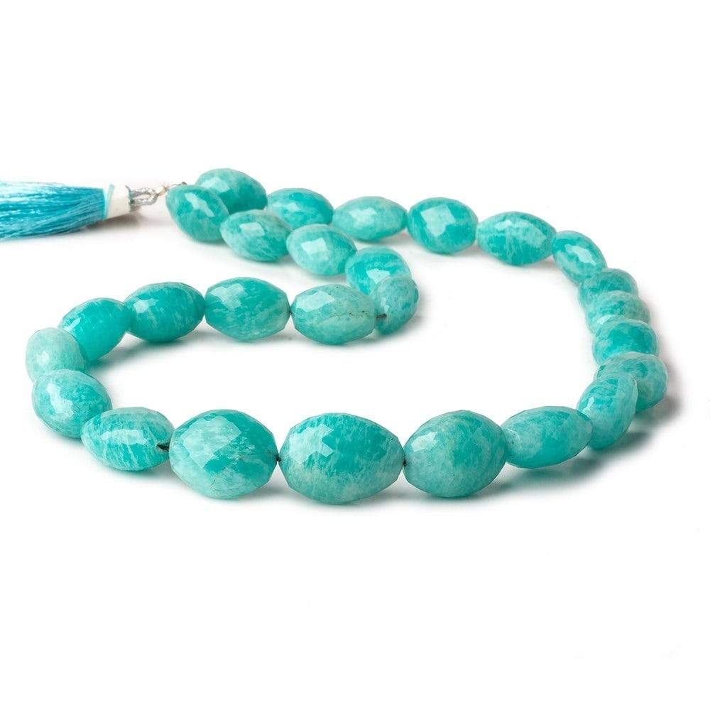 15x12x8-21x15x13mm Amazonite faceted nuggets 18 inch 27 beads AA - Beadsofcambay.com
