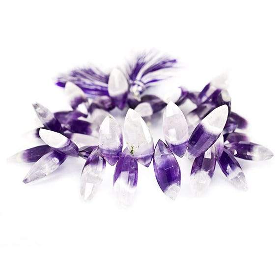15x6-22x7mm Cape Amethyst faceted marquise Beads 8 inches 39 pieces AAA - Beadsofcambay.com