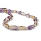 15x8-22x8mm Ametrine Faceted Nuggets 17 inch 27 pieces - Beadsofcambay.com
