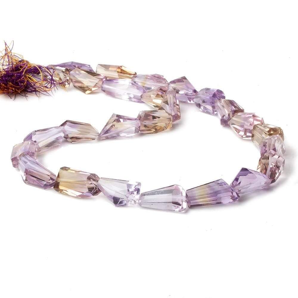 15x9.5-23x9mm Ametrine Faceted Nugget Beads 18 inches 26 pieces AAA - Beadsofcambay.com