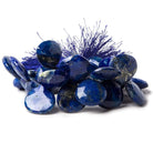 16-18mm Lapis Lazuli Heart Briolette 8 inch 28 pieces - Beadsofcambay.com