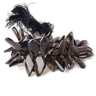 16-27mm Smoky Quartz Beads Twist Marquise Briolette, AA Grade 8.5 inch 56 pieces - Beadsofcambay.com