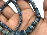 BeadsofCambay 5-14.5mm Australian Opal Faceted Heshi Beads 18 inch 230 pieces AAA