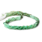 Beadsofcambay 3.5-4mm Chrysoprase Faceted Rondelle Beads 13 inch 125 pieces