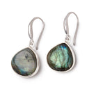 16mm Sterling Silver Earwire with a Satin Finish Set of 2 pieces - Beadsofcambay.com