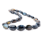 16x10-21x15mm Pietersite plain oval beads 16 inch 23 pieces AAA - Beadsofcambay.com