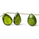 16x11-22x13mm Idocrase Pear Briolette - Beadsofcambay.com