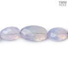 16x11-26x15mm Lavender Opal straight drilled faceted nuggets 20 inch 33 beads AA large hole - Beadsofcambay.com