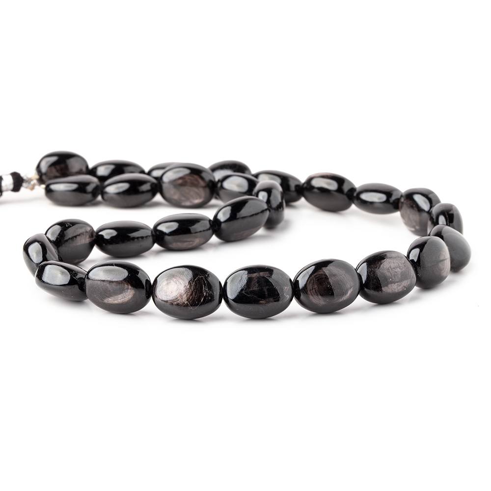 16x12-17x13mm Hypersthene plain oval beads 17 inches 27 pieces AAA - Beadsofcambay.com