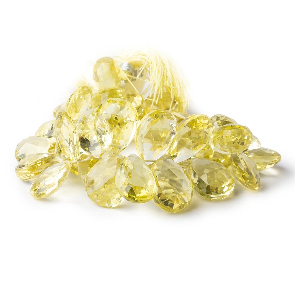 16x12-19x15mm Lemon Quartz Faceted Pear Beads 8 inch 39 pieces AAA - Beadsofcambay.com