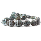 16x12-26x21mm Owyhee Blue Opal plain nuggets 19 inch 23 beads AAA - Beadsofcambay.com