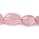 16x12-30x20mm Rose Quartz plain nuggets 18.5 inch 25 beads AAA - Beadsofcambay.com