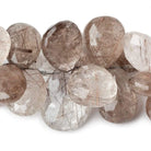 16x13-27x19mm Copper Rutilated Quartz faceted pear briolettes 8 inch 44 pieces AAA - Beadsofcambay.com