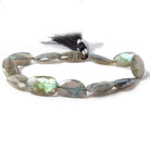 16x14-23x18.8x6.5mm Labradorite straight drill faceted nuggets 10 inch 10 beads - Beadsofcambay.com