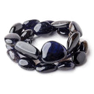 16x14-30x16mm Iolite plain nugget beads 20 inch 25 beads AAA+ - Beadsofcambay.com