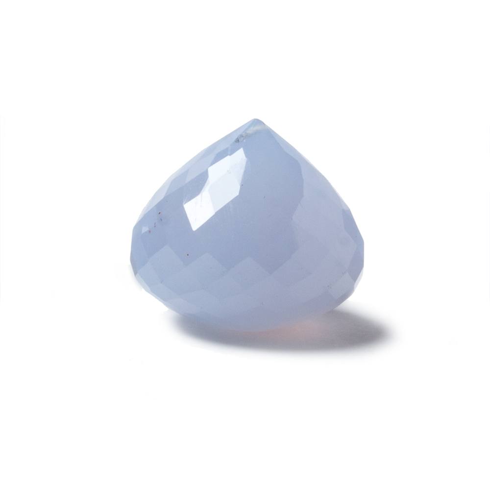 16x19mm Turkish Chalcedony Faceted Candy Kiss Focal Bead 1 piece - Beadsofcambay.com