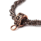 16x6mm Art Nouveau Antiqued Copper Bail Finding 1 piece - Beadsofcambay.com