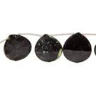 17-18mm Green Tourmaline Heart Briolette - Beadsofcambay.com
