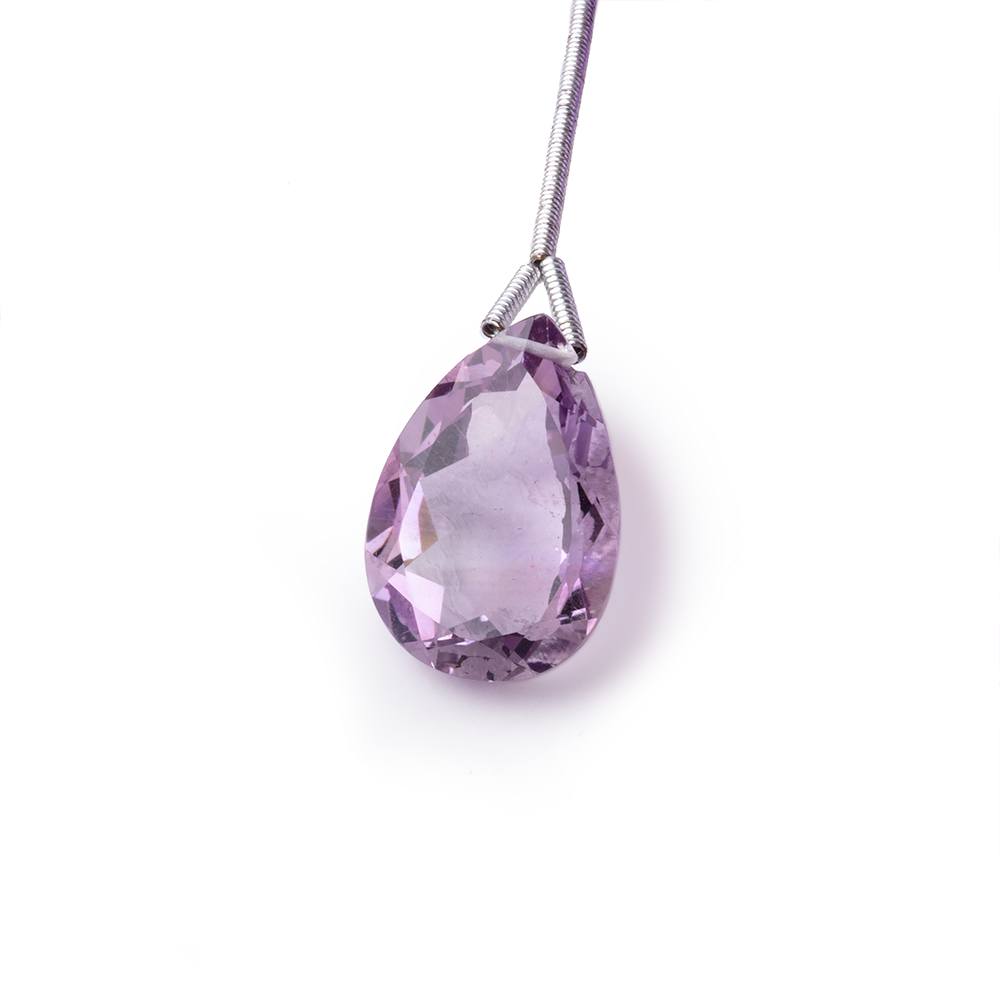 17-19mm Pink Amethyst Faceted Pear Focal Bead 1 piece - Beadsofcambay.com