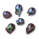 17-22mm Peacock Ultra Baroque Focal Beads 1 piece AA - Beadsofcambay.com