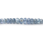 1.7-5mm Ceylon Blue Sapphire Faceted Rondelle Beads 19 inch 290 pieces - Beadsofcambay.com