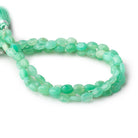 Beadsofcambay Chrysoprase Faceted Oval Beads 8 inch 30 pieces View 2