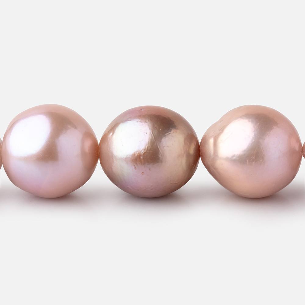 13-15mm Multi-Color Ultra Baroque Freshwater Pearls 16.5 inch 28 Beads AAA - BeadsofCambay.com