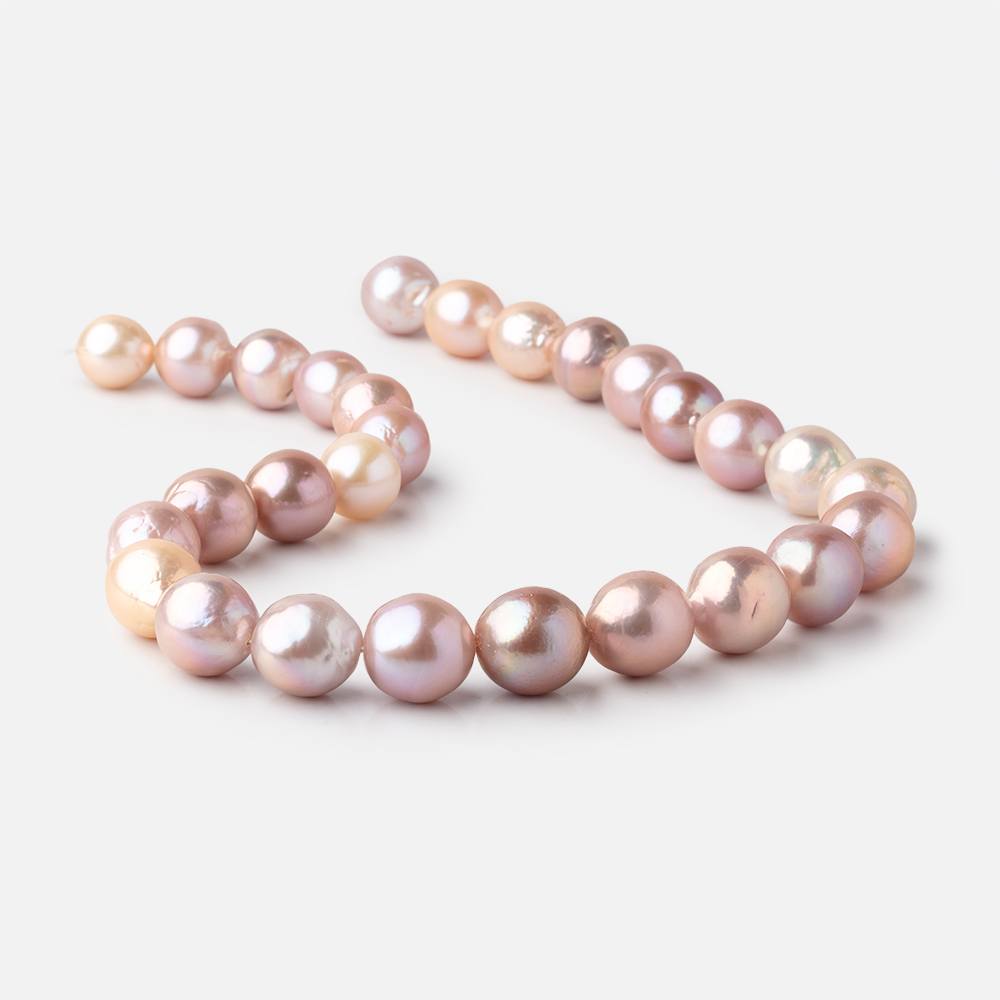 13-15mm Multi-Color Ultra Baroque Freshwater Pearls 16.5 inch 28 Beads AAA - BeadsofCambay.com