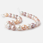 14-16mm Tri-Color Ultra Baroque Freshwater Pearls 16 inch 27 beads AAA - BeadsofCambay.com