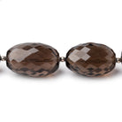 17x11-23x14mm Smoky Quartz faceted nugget beads 16 inch 20 pieces AA - Beadsofcambay.com