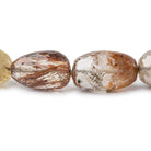 17x13-25x13mm Rutilated Quartz Faceted Nugget Beads 16 inch 20 pcs AA - Beadsofcambay.com