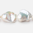 17x13-27x14mm Creamy White Ultra Baroque Pearls 15 inch 18 Beads AA - Beadsofcambay.com