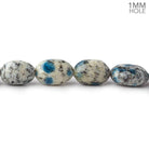 17x14-23x16mm K2 Azurite Granite "K2 Jasper" faceted nuggets 14 inch 18 beads 1mm hole - Beadsofcambay.com