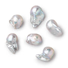 18-23mm Silver Ultra Baroque Focal Beads 1 piece AA - Beadsofcambay.com