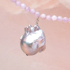 18-23mm Silver Ultra Baroque Focal Beads 1 piece AA - Beadsofcambay.com