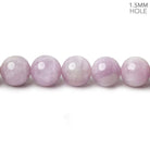BeadsofCambay 8mm Kunzite Plain Rounds 16 inch 51 beads 1.5mm Large Hole AA