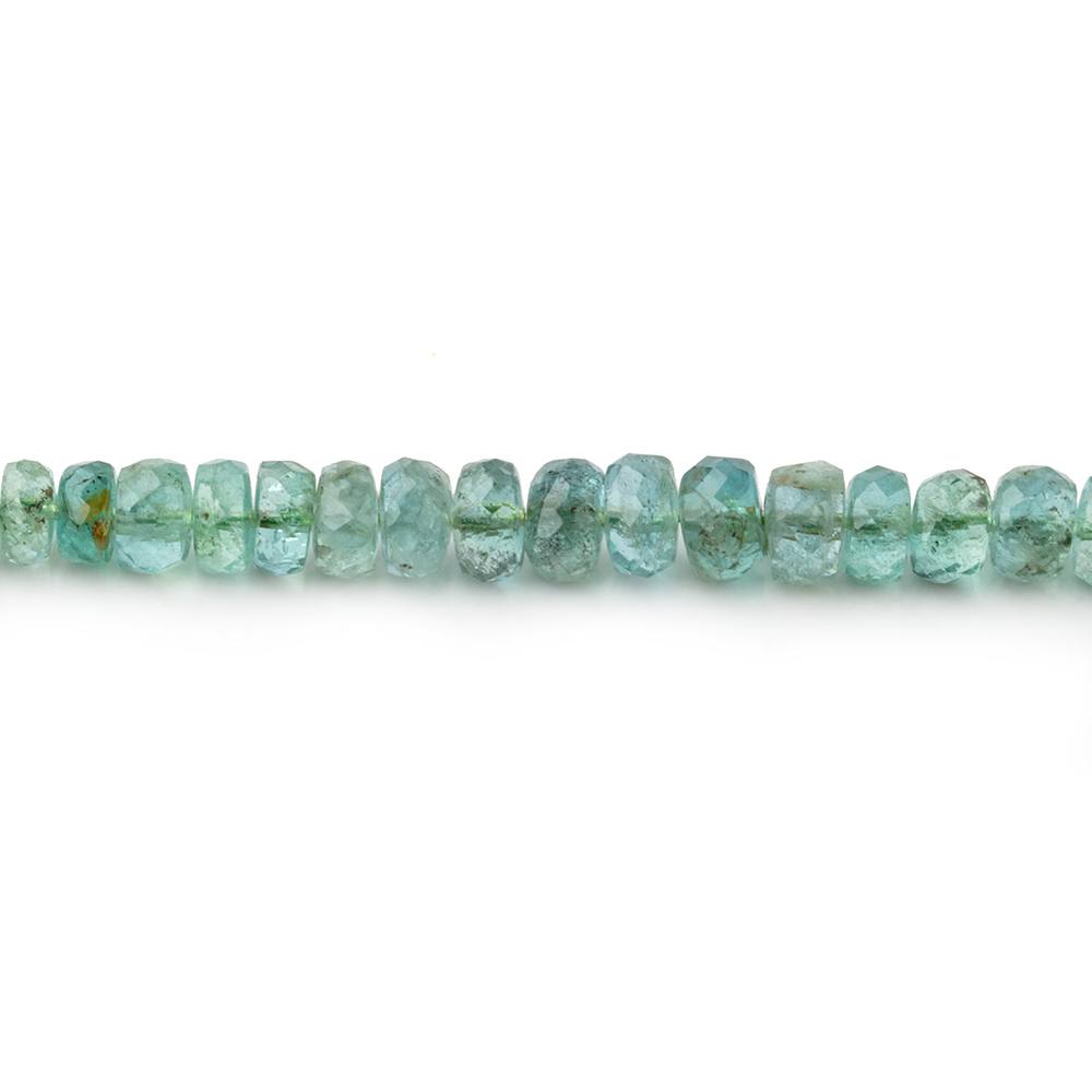 3-5mm Zambian Emerald Faceted Rondelle Beads 16 inch 196 pieces A - BeadsofCambay.com