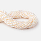 6x4-7x4mm Cream Large Hole Oval Freshwater Pearls 1.5mm drill hole 15 inch 60 pcs - BeadsofCambay.com