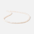 6x4-7x4mm Cream Large Hole Oval Freshwater Pearls 1.5mm drill hole 15 inch 60 pcs - BeadsofCambay.com