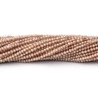 1.5mm Warm Champagne Zircon Micro Faceted rondelle beads 12.5 inch 220 pieces AAA