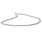 2mm Mystic Platinum Grey Topaz micro faceted rondelle beads 13 inch 180 pieces View 2