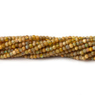 1.8mm Opaque Medium Golden Australian Opal micro faceted rondelle beads 12.5 inch 220 pieces AA - Beadsofcambay.com
