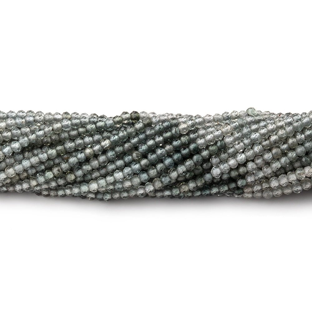 Beadsofcambay 5x7mm Mystic White Topaz Straight Drill Faceted Tear Drops 7.5 inch 30 beads