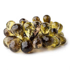 18x11-25x17mm Bi-Colored Quartz Faceted Tear Drop Beads 8 inch 45 pieces AAA - Beadsofcambay.com