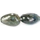 18x12-25x16mm Moss Aquamarine faceted nugget 15.5 inch 19 Beads - Beadsofcambay.com