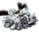 18x13-23x16mm Dendritic Opal Faceted Pear Briolette 8 inch 39 beads AA - Beadsofcambay.com